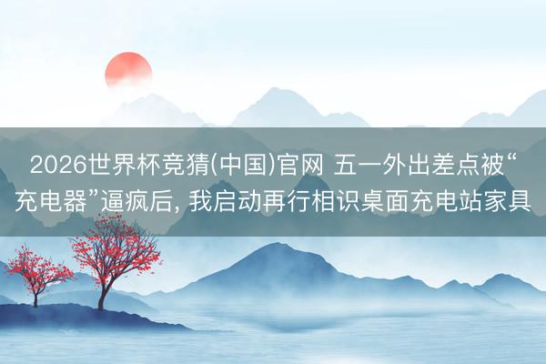 2026世界杯竞猜(中国)官网 五一外出差点被“充电器”逼疯后， 我启动再行相识桌面充电站家具